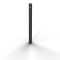 Dekorativ puller | st�lr�r 70 x 70 mm | serie 4730B | fastmonteret, til indst�bning i beton med jordanker, total l�ngde ca. 1400 mm | uden l�s